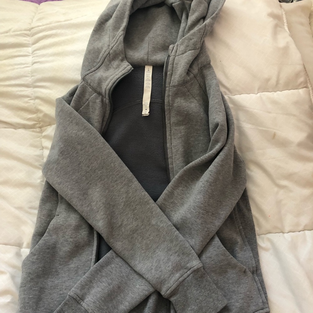 Grey lululemon hoodie
